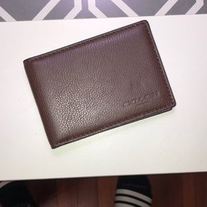 Mens Coach money wallet